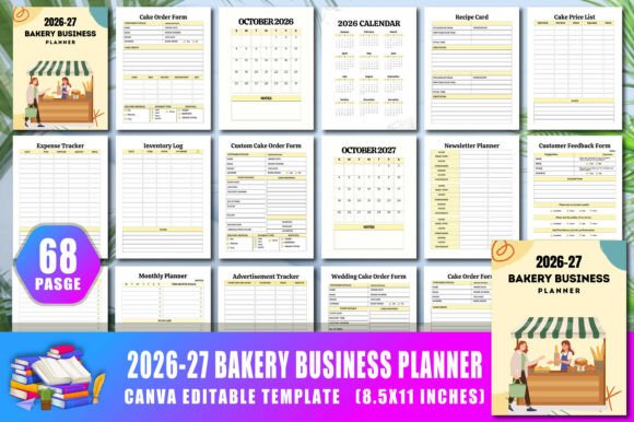 2026-27 Bakery Business Planner: A Comprehensive Tool for Bakery Owners