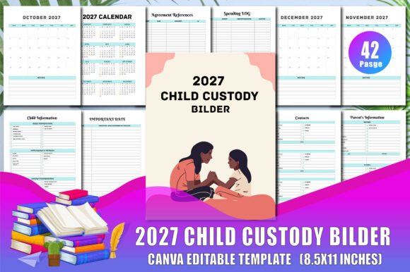 2027 Child Custody Binder