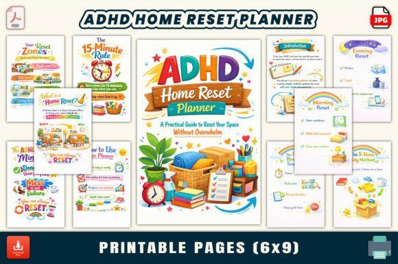 ADHD Home Reset Planner