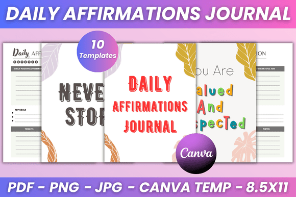 Daily Affirmations Journal Kdp Interior: A Powerful Tool for Personal Growth and Mindfulness