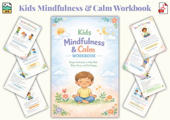 Kids Mindfulness Calm Workbook: A Gentle Guide to Emotional Well-Being