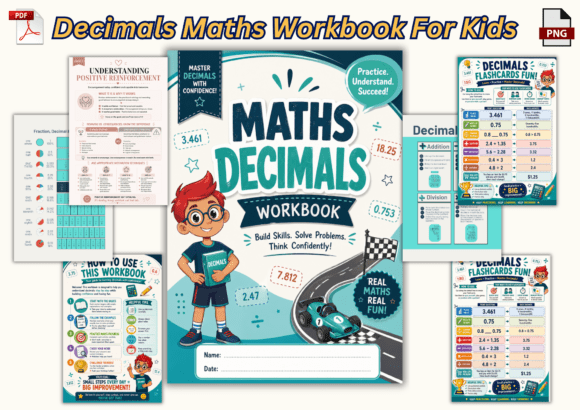 Maths Decimals Workbook – Fun Engaging Learning Resource