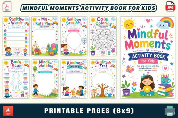 Mindful Moments Activity Book for Kids