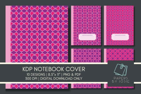 Pink and Purple KDP Notebook Cover: A Modern Essential for Creatives and Professionals