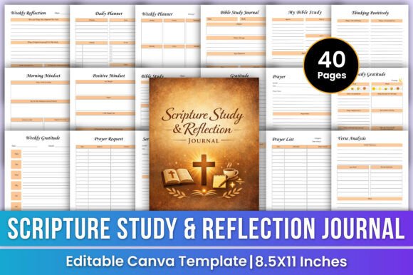 Scripture Study Reflection Journal Kdp