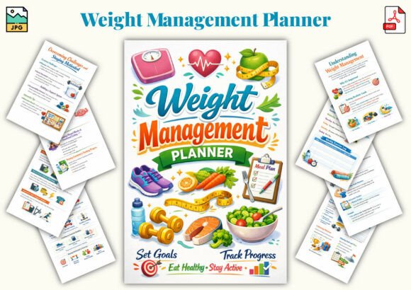 Weight Management Planner – Your Personalized Journey to Health and Wellness